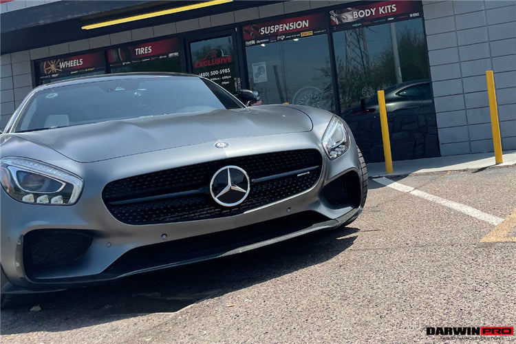 2015-2016 Mercedes Benz AMG GT/GTS Carbon Fiber Front Lip - DarwinPRO Aerodynamics