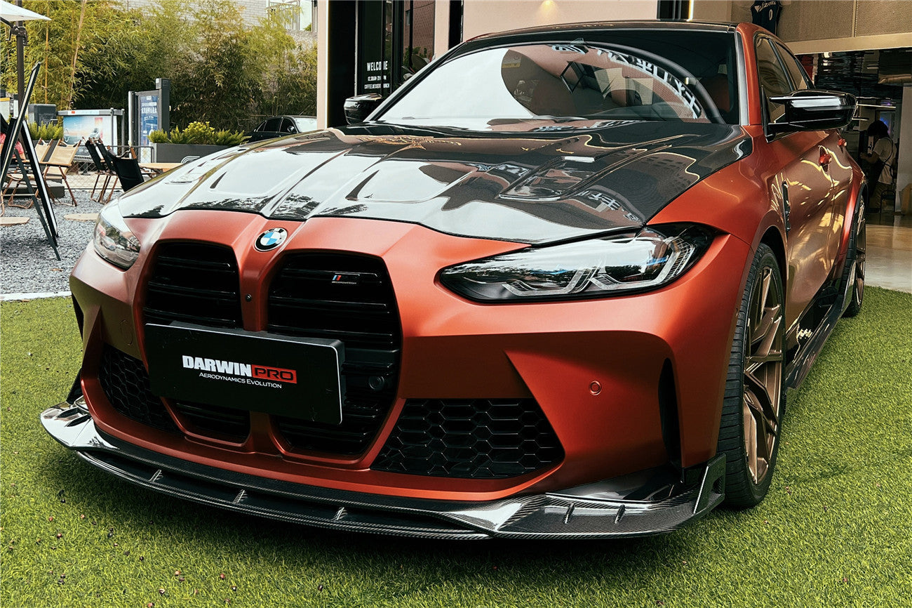 2021-UP BMW M3 G80 M4 G82/G83 BKSS Style Carbon Fiber Front Lip - DarwinPRO Aerodynamics