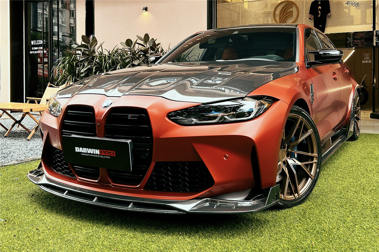 2021-UP BMW M3 G80 BKSS Style Carbon Fiber Side Skirts - DarwinPRO Aerodynamics