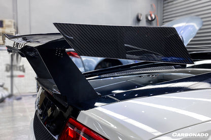 2004-2014 Lamborghini Gallardo STO Style Carbon Fiber Trunk Spoiler - Carbonado