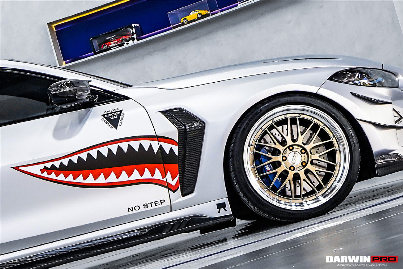 2021-UP BMW M4 G82/G83 BKSSII Style Front Bumper and Front Fender and Side Skirts - DarwinPRO Aerodynamics