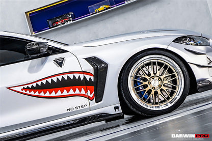 2021-UP BMW M4 G82/G83 BKSSII Style Front Bumper and Front Fender and Side Skirts - DarwinPRO Aerodynamics