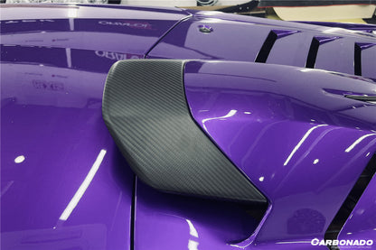 2021-UP Lamborghini Huracan STO Dry Carbon Fiber Engine Room Vent - Carbonado