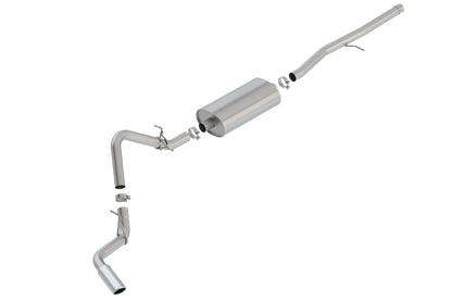 Borla 2019 Silv/Sierra C/B Exhaust Touring 1500 5.3L V8 AT 2&4WD EC STB(78.8) CC SB(69.3) 147.4 WB