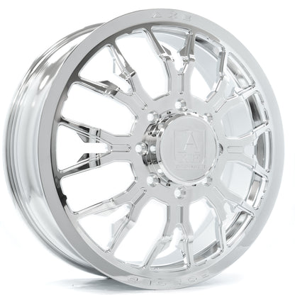 AXE WHEELS AF6 DUALLY (front) FULLY POLISHED 22x8.25 ET-146,+168 8x210 (Square Set of 4)