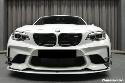 2016-2021 BMW M2/M2C F87 AC Style Carbon FIber Front Lip - Carbonado