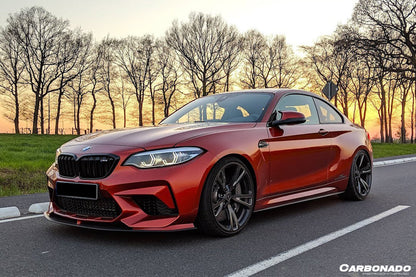 2016-2021 BMW M2/M2C F87 AC Style Carbon FIber Front Lip - Carbonado