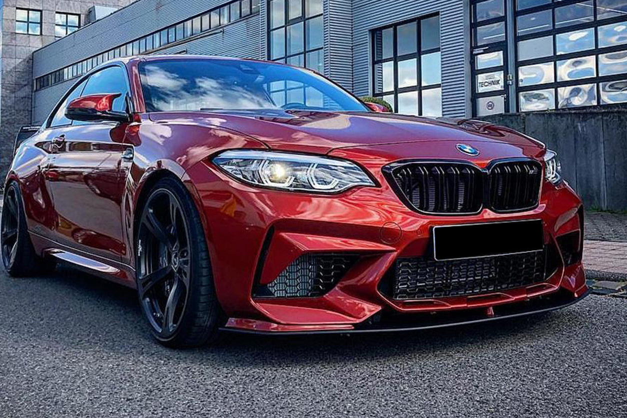 2016-2021 BMW M2 & M2C F87 AC Style Carbon FIber Front Lip - Carbonado