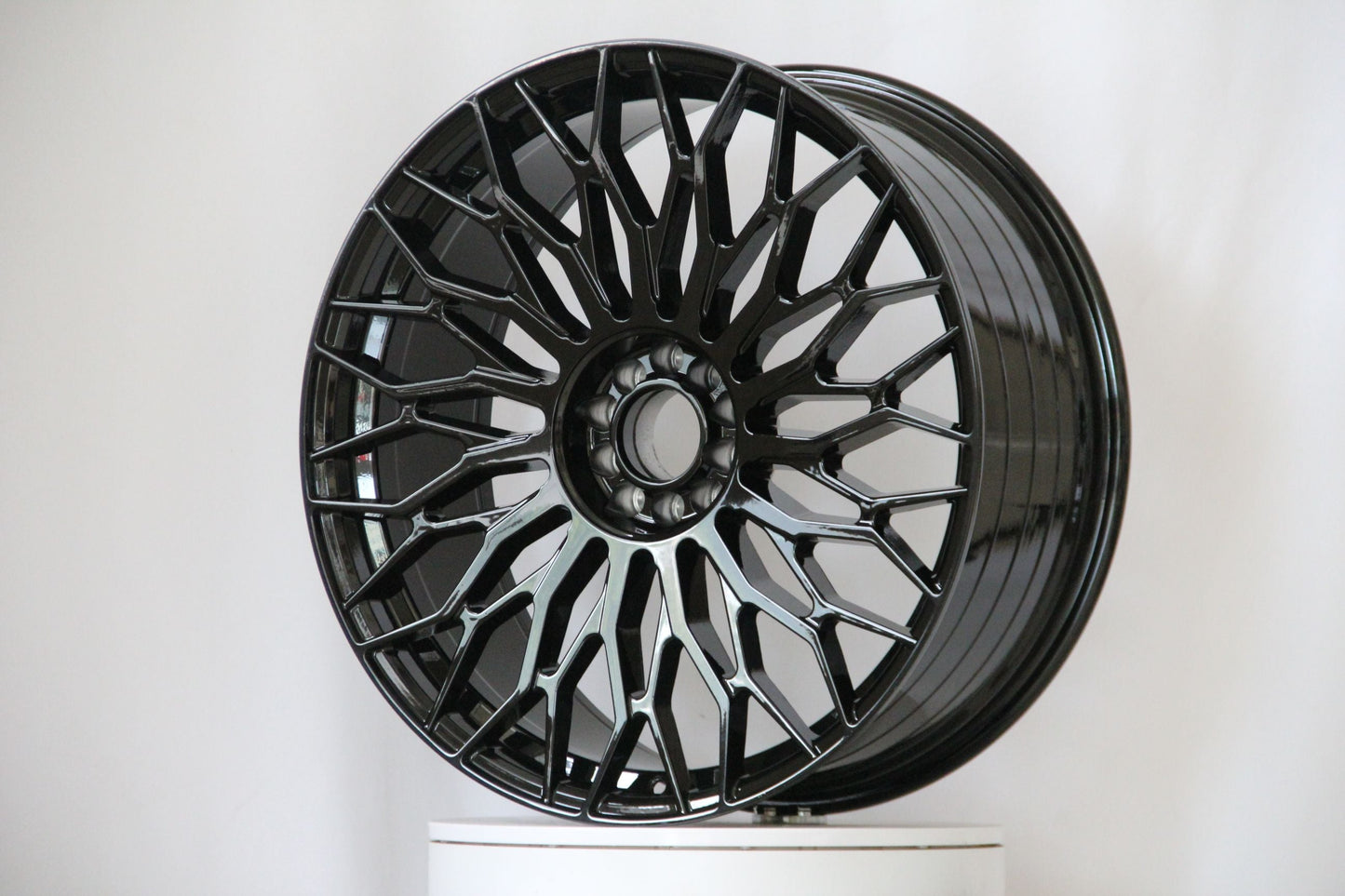 E117 Gloss Black 22x9.0 ET25 5x114.3.120 - Square Set (4 Wheels)