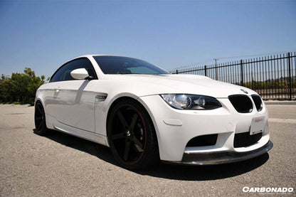 2008-2012 BMW M3 E90/E92/E93 AKM Style Carbon Fiber Front Lip - Carbonado Aero