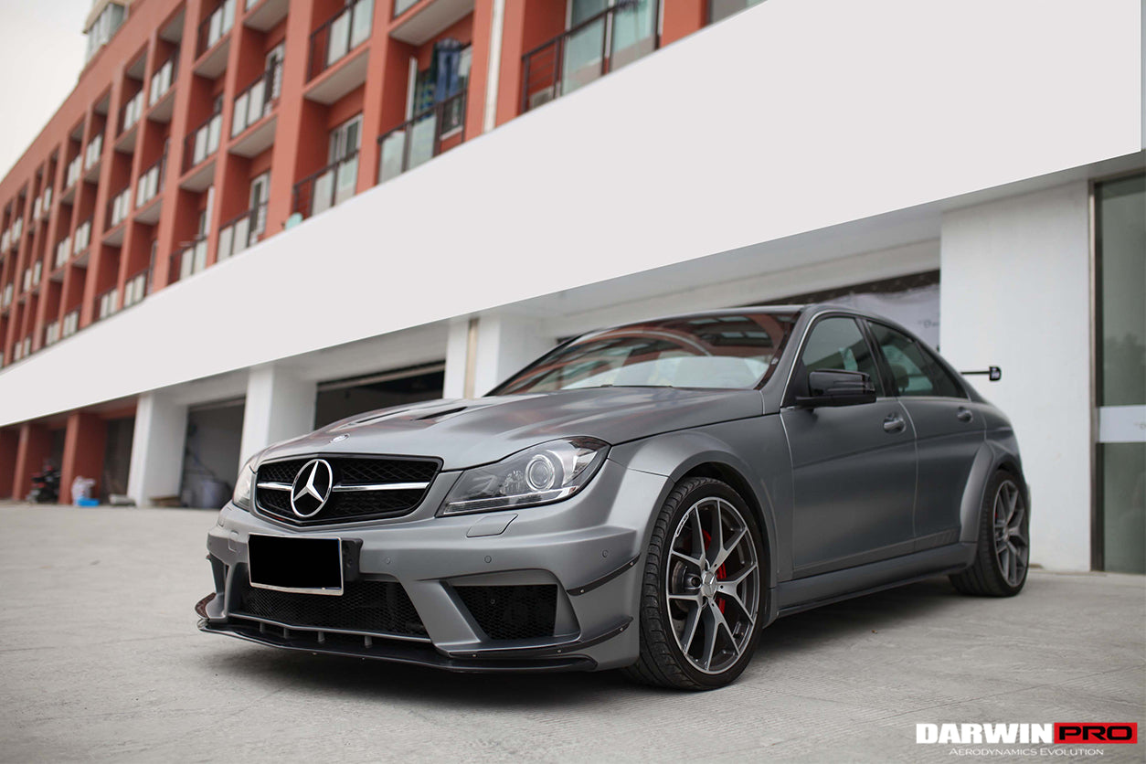 2012-2014 Mercedes Benz W204 C63 AMG Sedan BKSS Style Wide Full Body Kit - DarwinPRO Aerodynamics