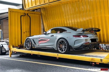 2017-2021 Mercedes Benz AMG GTC IMPII Part Carbon Fiber Rear Bumper With Exhasust tips - DarwinPRO Aerodynamics
