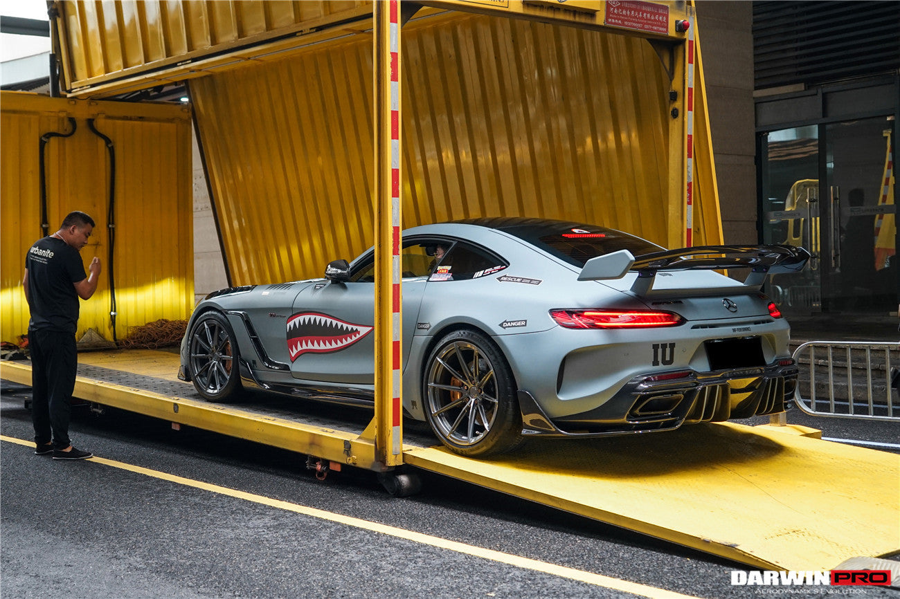 2017-2021 Mercedes Benz AMG GTC IMPII Part Carbon Fiber Rear Bumper With Exhasust tips - DarwinPRO Aerodynamics