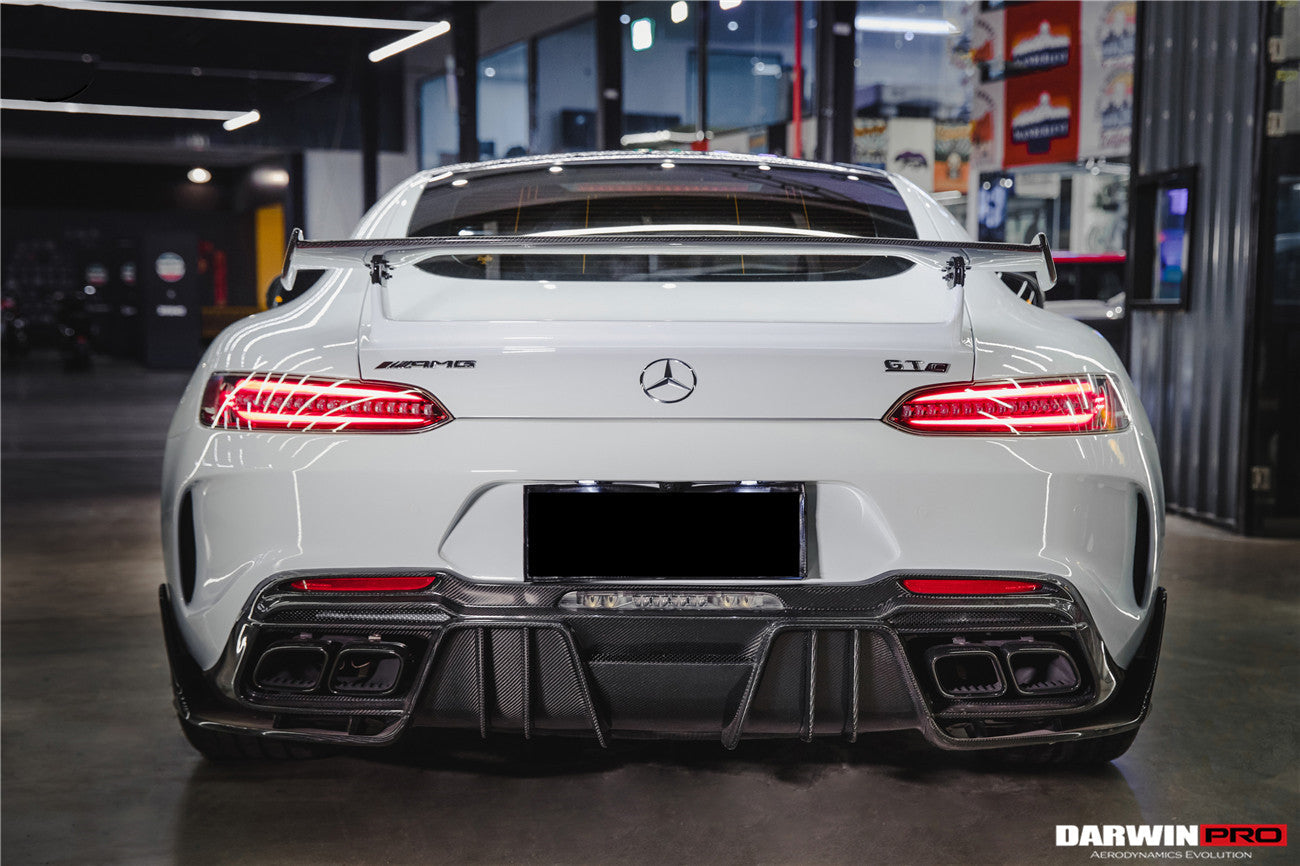 2017-2021 Mercedes Benz AMG GTC IMPII Part Carbon Fiber Rear Bumper With Exhasust tips - DarwinPRO Aerodynamics