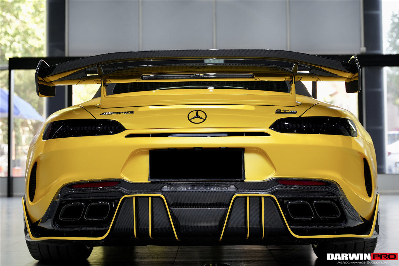 2017-2021 Mercedes Benz AMG GTC IMPII Part Carbon Fiber Rear Bumper With Exhasust tips - DarwinPRO Aerodynamics
