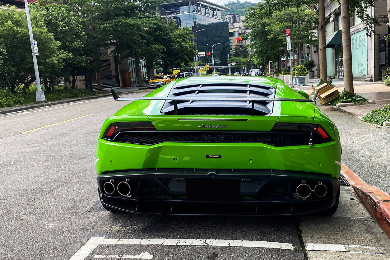 2015-2020 Lamborghini Huracan LP610 AO Style Carbon Fiber Rear Diffuser - DarwinPRO Aerodynamics