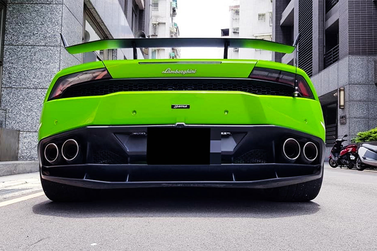 2015-2020 Lamborghini Huracan LP610/LP580 AO Style Carbon Fiber Trunk Spoiler - DarwinPRO Aerodynamics
