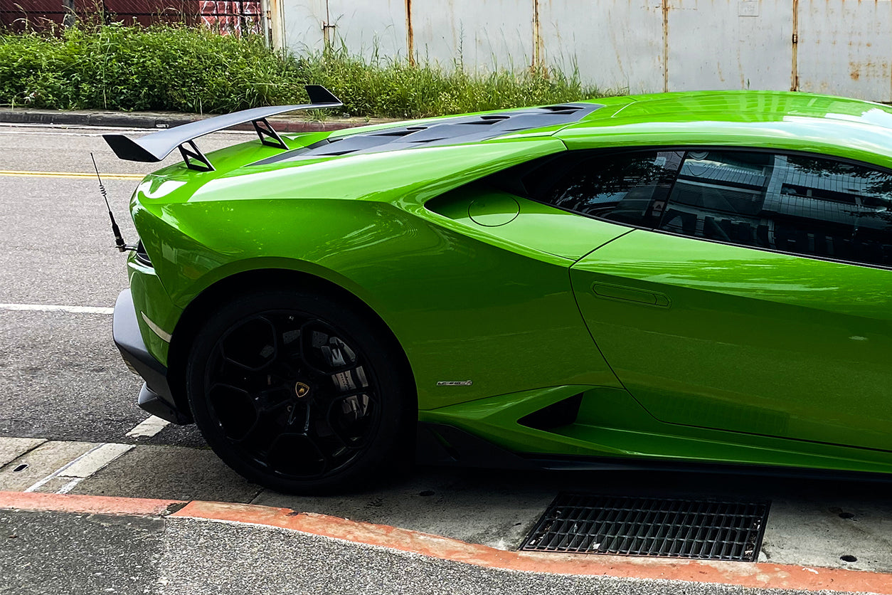 2015-2020 Lamborghini Huracan LP610/LP580 AO Style Carbon Fiber Trunk Spoiler - DarwinPRO Aerodynamics