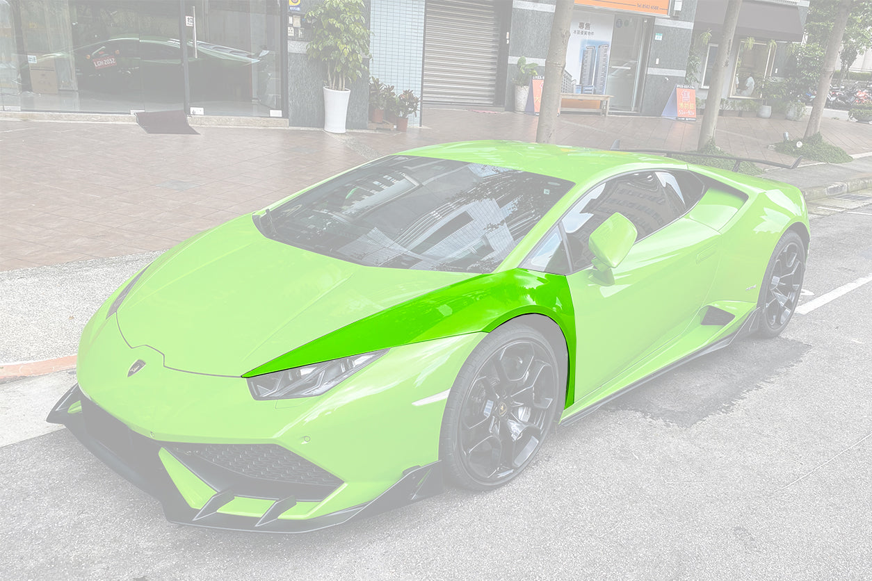 2015-2021 Lamborghini Huracan LP610/LP580/EVO Front Fender - DarwinPRO Aerodynamics