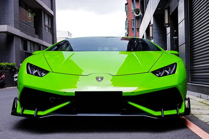 2015-2020 Lamborghini Huracan LP610 AO Style Carbon Fiber Front Lip - DarwinPRO Aerodynamics