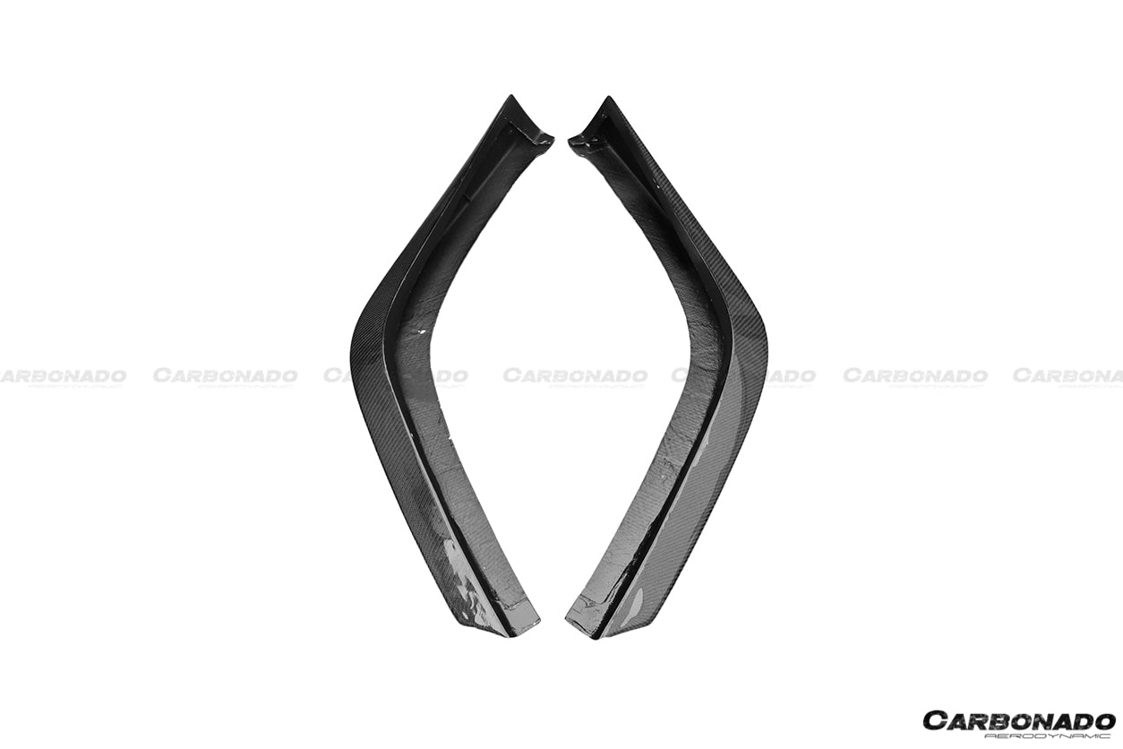 2010-2015 Ferrari 458 Coupe/Spyder AP Style Carbon Fiber Front Lip - DarwinPRO Aerodynamics