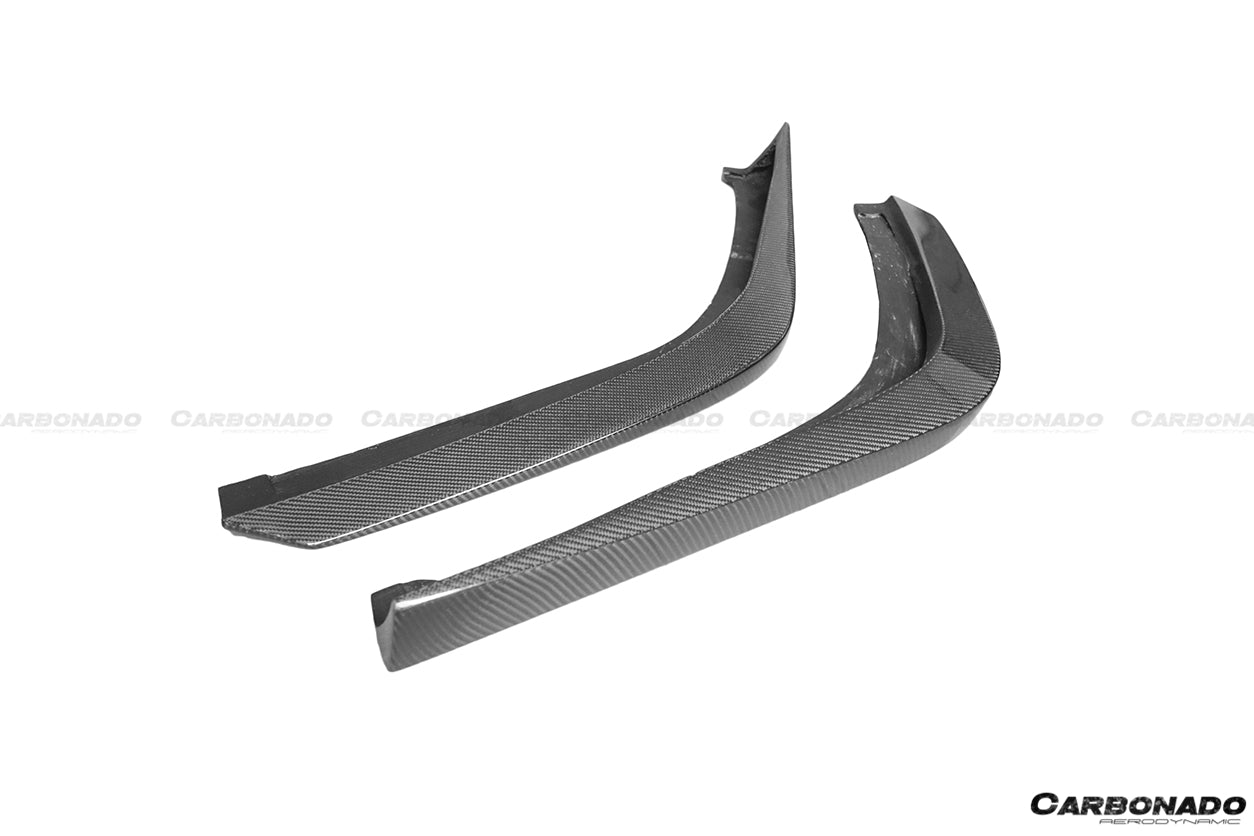 2010-2015 Ferrari 458 Coupe/Spyder AP Style Carbon Fiber Front Lip - DarwinPRO Aerodynamics