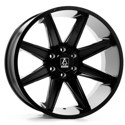 AXE WHEELS ARTEMIS SATIN BLACK 22x12 ET-44 6x135 (Square Set of 4)