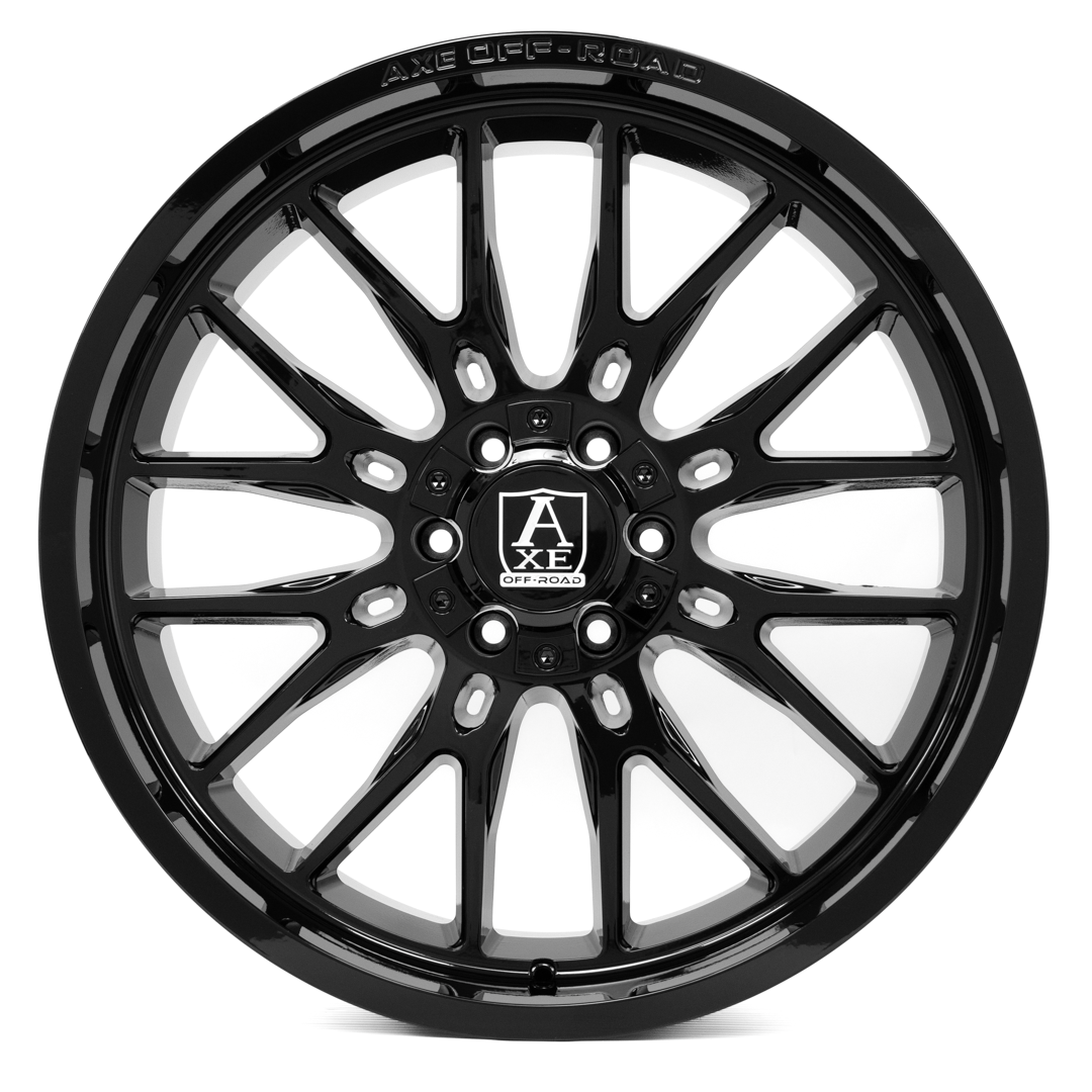 AXE WHEELS ATLAS GLOSS BLACK 22x9.5,9 ET20 6x139 (Square Set of 4)