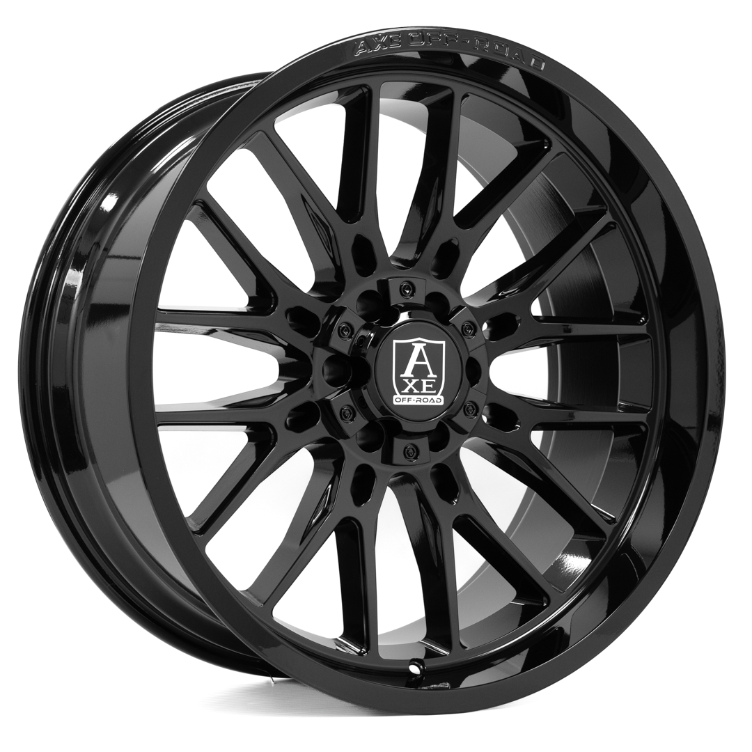 AXE WHEELS ATLAS GLOSS BLACK 22x9.5,9 ET20 6x139 (Square Set of 4)