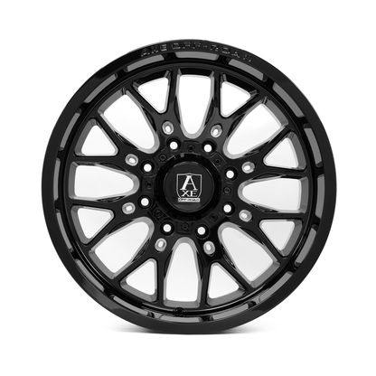 AXE WHEELS ATLAS GLOSS BLACK 20x10 ET-19 8x170 (Square Set of 4)