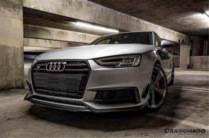 2017-2018 AUDI B9 A4 Sport  S4 MD Style Carbon Fiber Front Canards