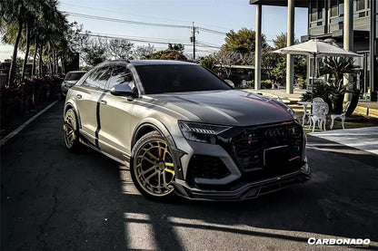 2020-2023 Audi RSQ8 AD Style Dry Carbon Fiber Front Lip Splitter
