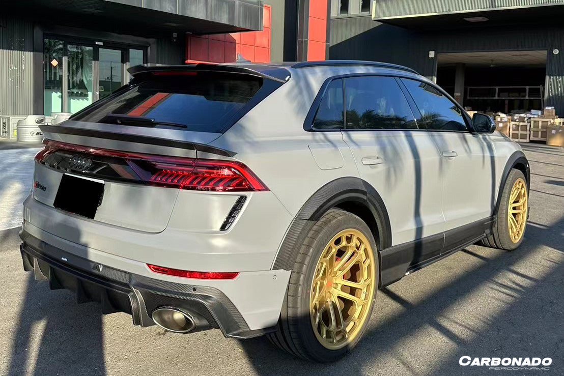 2020-2023 Audi RSQ8 AD Style Dry Carbon Fiber Rear Diffuser Lip