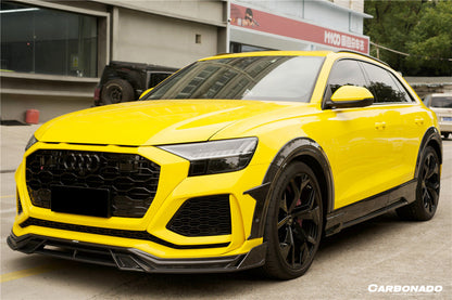 2019-2023 Audi Q8  SQ8  RSQ8 AD Style Dry Carbon Fiber Side Skirts