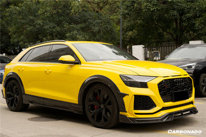 2019-2023 Audi Q8  SQ8  RSQ8 AD Style Dry Carbon Fiber Side Skirts