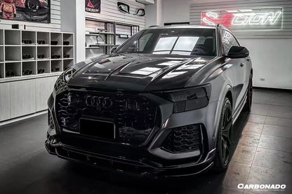 2020-2023 Audi RSQ8 AD Style Dry Carbon Fiber Front Lip Splitter