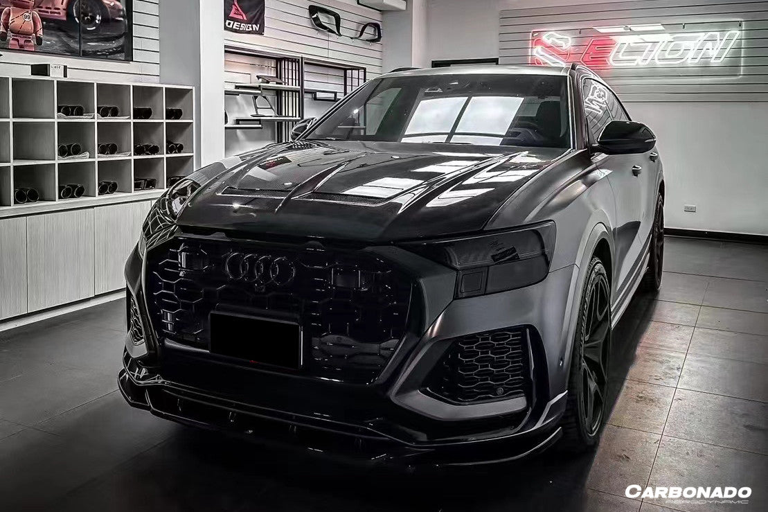 2019-2023 Audi Q8  SQ8  RSQ8 AD Style Dry Carbon Fiber Hood