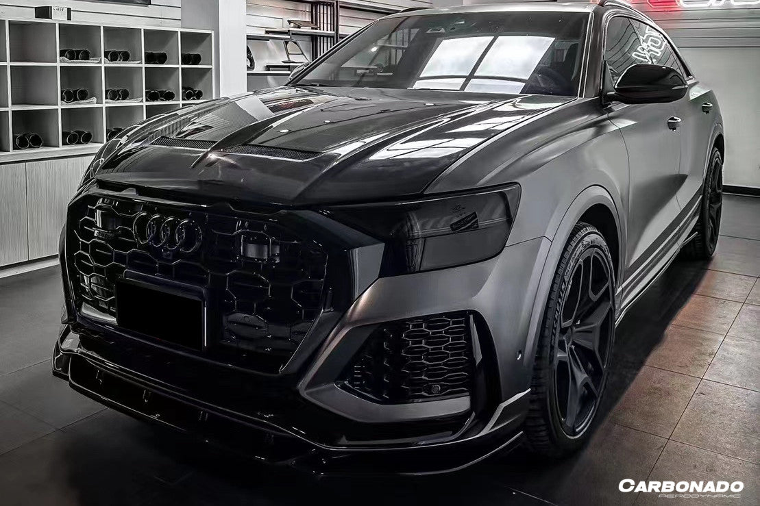 2020-2023 Audi RSQ8 AD Style Dry Carbon Fiber Front Lip Splitter