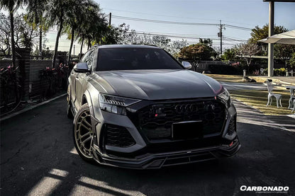 2020-2023 Audi RSQ8 AD Style Dry Carbon Fiber Front Lip Splitter