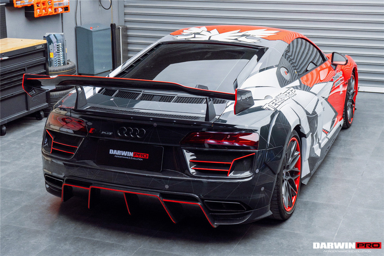2016-2018 Audi R8 Coupe/Spyder IMPII Part Carbon Fiber Rear Bumper - DarwinPRO Aerodynamics
