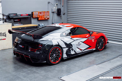 2016-2018 Audi R8 Coupe/Spyder IMPII Part Carbon Fiber Rear Bumper - DarwinPRO Aerodynamics