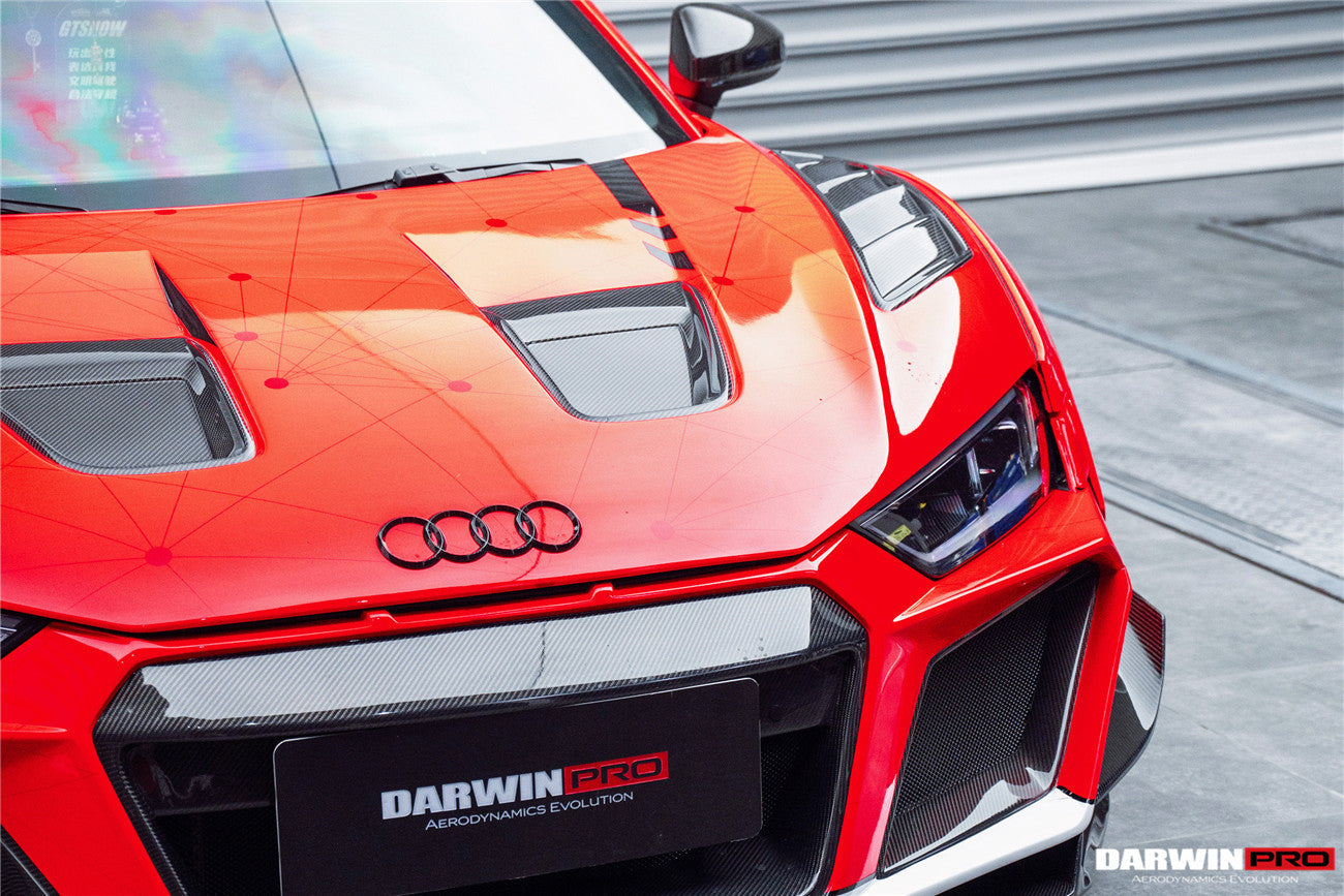 2016-2023 Audi R8 Coupe/Spyder IMPII Carbon Fiber Hood - DarwinPRO Aerodynamics