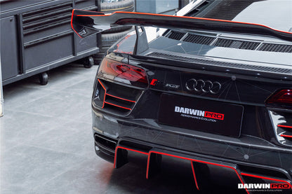 2016-2018 Audi R8 Coupe/Spyder IMPII Part Carbon Fiber Rear Bumper - DarwinPRO Aerodynamics