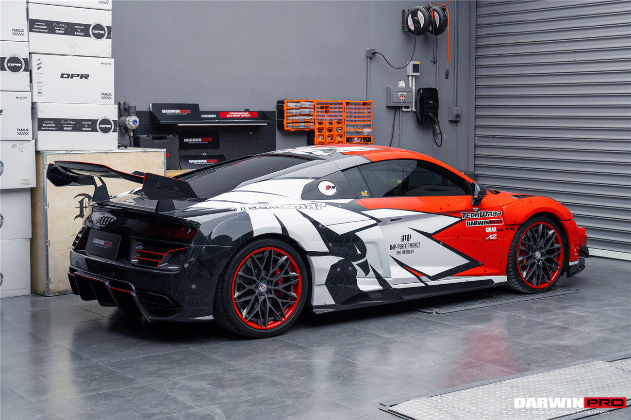 2016-2023 Audi R8 GEN2/GEN3 Coupe ONLY IMPII Carbon Fiber Trunk Wing - DarwinPRO Aerodynamics