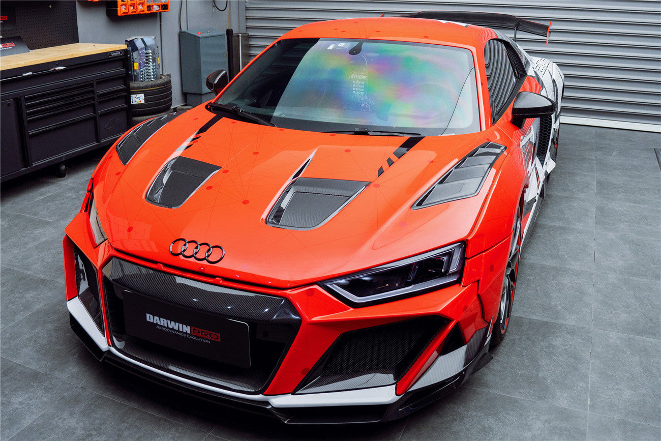 2016-2023 Audi R8 Coupe/Spyder IMPII Carbon Fiber Hood - DarwinPRO Aerodynamics