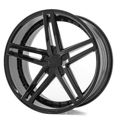 AXE WHEELS EX20 GLOSS BLACK 22x10.5 ET25 5x120 (Square Set of 4)