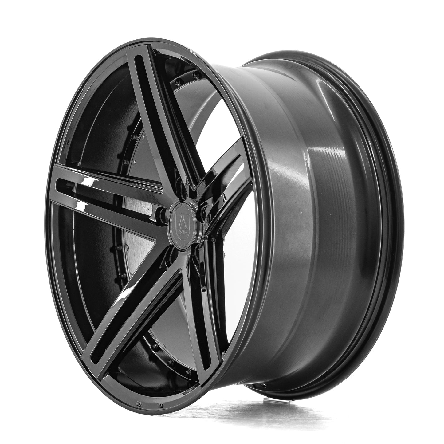 AXE WHEELS EX20 GLOSS BLACK 22x10.5 ET25 5x130 (Square Set of 4)