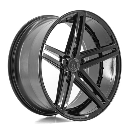 AXE WHEELS EX20 GLOSS BLACK 22x10.5 ET25 5x115 (Square Set of 4)