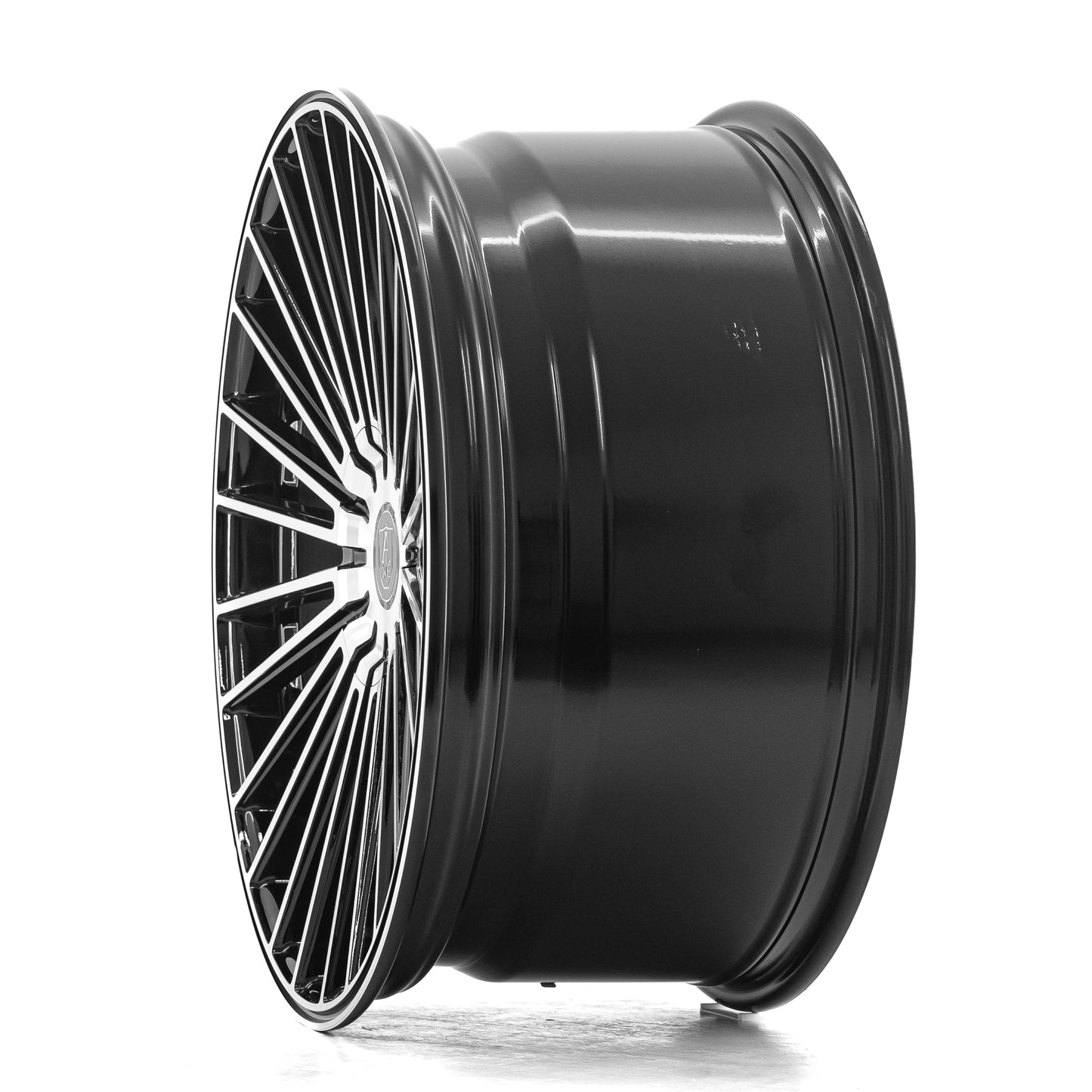 AXE WHEELS EX50 BLACK AND POLISHED FACE 21x9 ET25,32,35 5x127 (Square Set of 4)