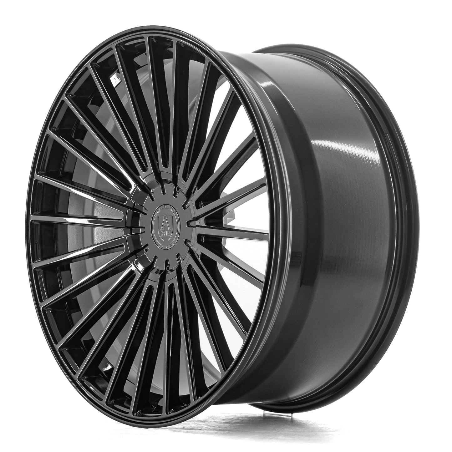 AXE WHEELS EX50 GLOSS BLACK 20x10 ET40 5x120 (Square Set of 4)